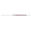 Friesian Jumbo Untipped Pencil - White